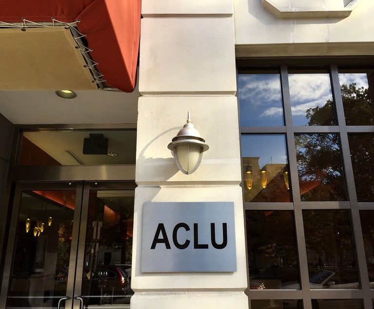 Law com on LinkedIn: ACLU Staffs Up for New Initiative: #39 State Supreme Law com on LinkedIn: ACLU Staffs Up for New Initiative: #39 State Supreme