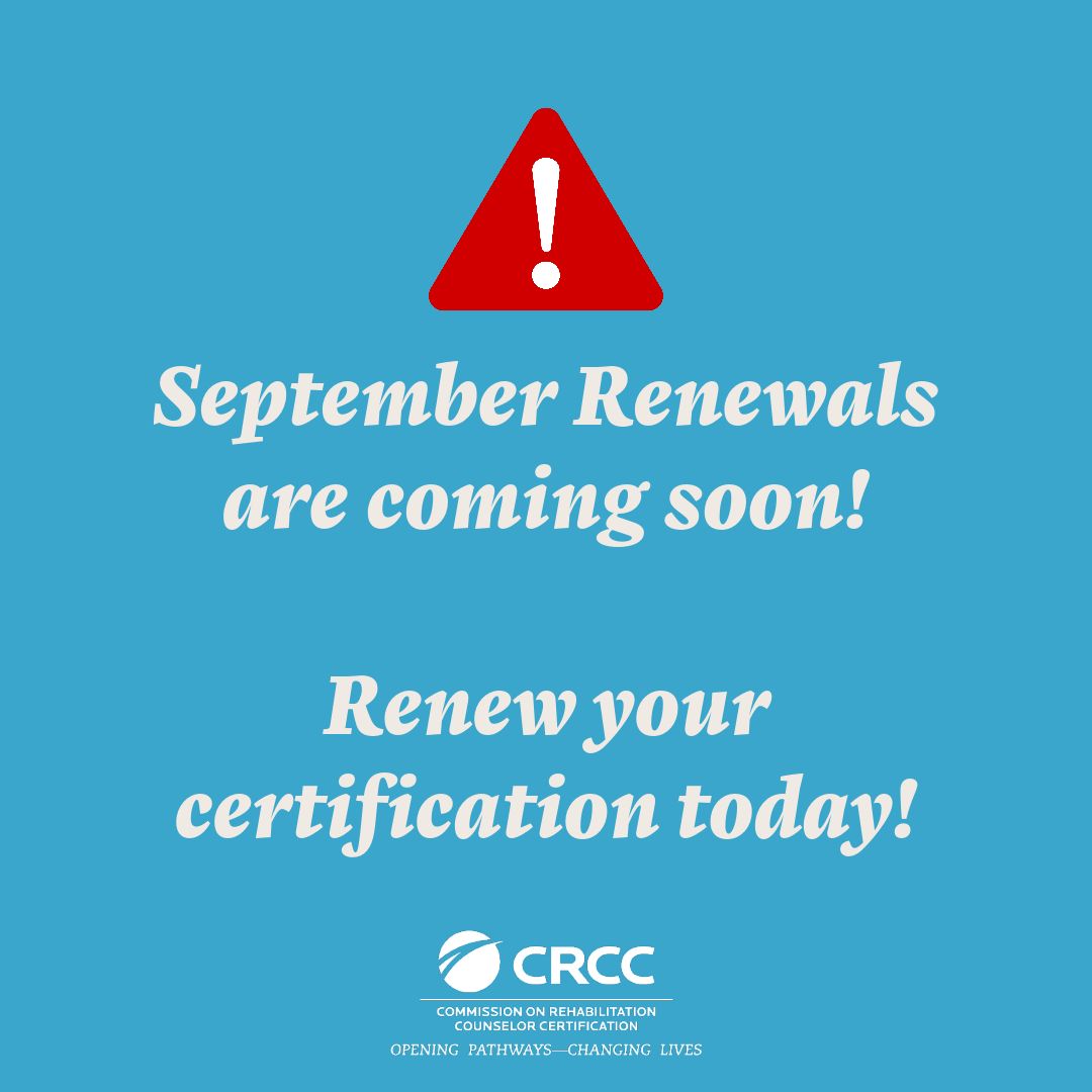 There #39 s not much more time left to renew your CRC or CVE if it expires There #39 s not much more time left to renew your CRC or CVE if it expires