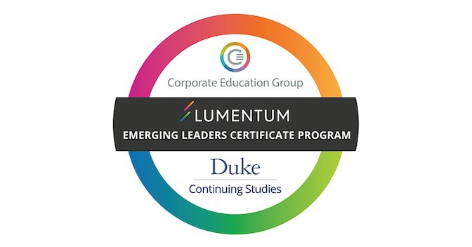 Lumentum Emerging Leaders Certificate Program was issued by Corporate Lumentum Emerging Leaders Certificate Program was issued by Corporate