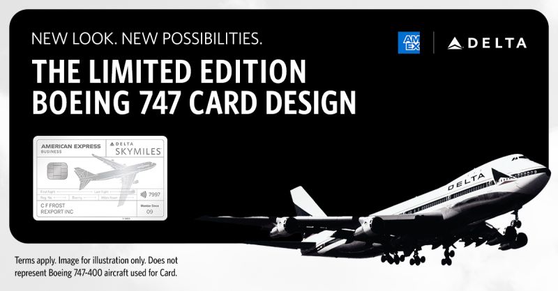 limited edition delta reserve card NEW SkyMiles Boeing 747 Now Arriving: The new limited