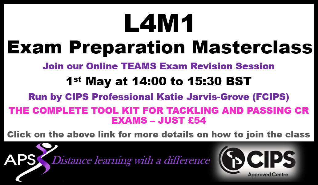 L4M1 Exam Prep Online Masterclass L4M1 Exam Prep Online Masterclass