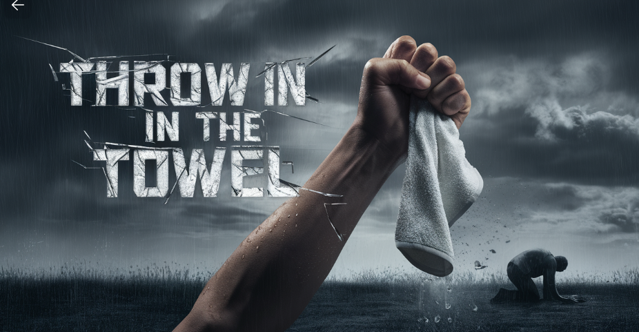 Throw in the Towel - To Give Up or Surrende