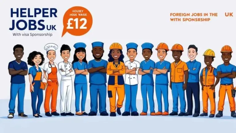 Helper Jobs in UK with Visa Sponsorship 2025 (£12 Per Hour) Helper Jobs in UK with Visa Sponsorship 2025 (£12 Per Hour)