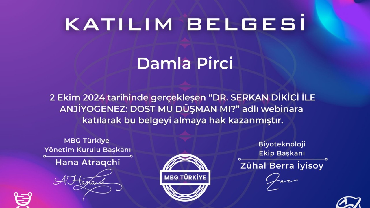 BIOTECHNOLOGY WEBINAR CERTIFICATE BIOTECHNOLOGY WEBINAR CERTIFICATE