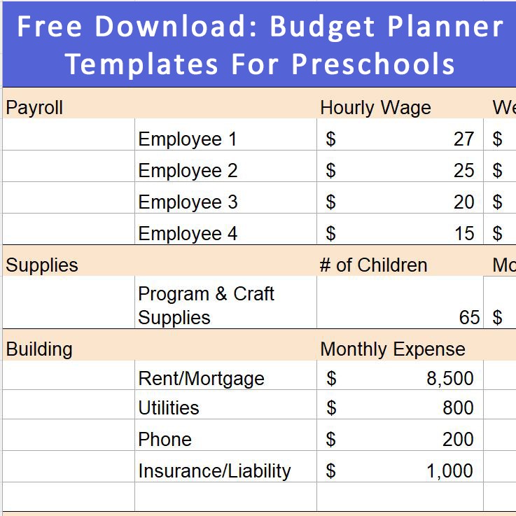 Download a preschool/childcare budget planner   4 other free brightwheel Download a preschool/childcare budget planner   4 other free brightwheel