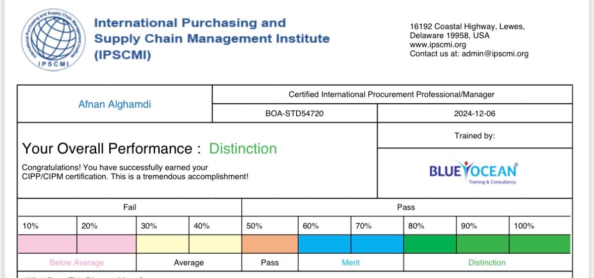 Afnan Alghamdi CIPP CIPM on LinkedIn: #cipp #cipm #procurement # Afnan Alghamdi CIPP CIPM on LinkedIn: #cipp #cipm #procurement #