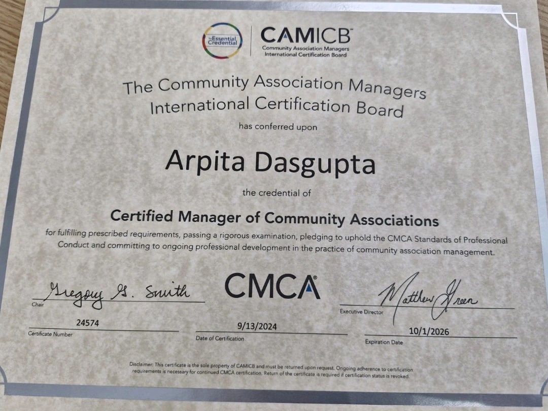 Arpita Dasgupta (CMCA) on LinkedIn: #cmca #certification Arpita Dasgupta (CMCA) on LinkedIn: #cmca #certification