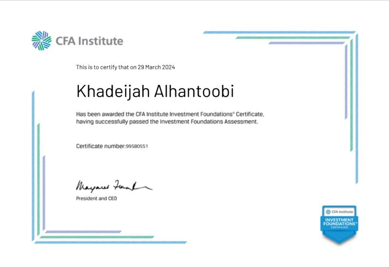 #cfa #investment foundation certificate #investments #cfainstitute #cfa #investment foundation certificate #investments #cfainstitute
