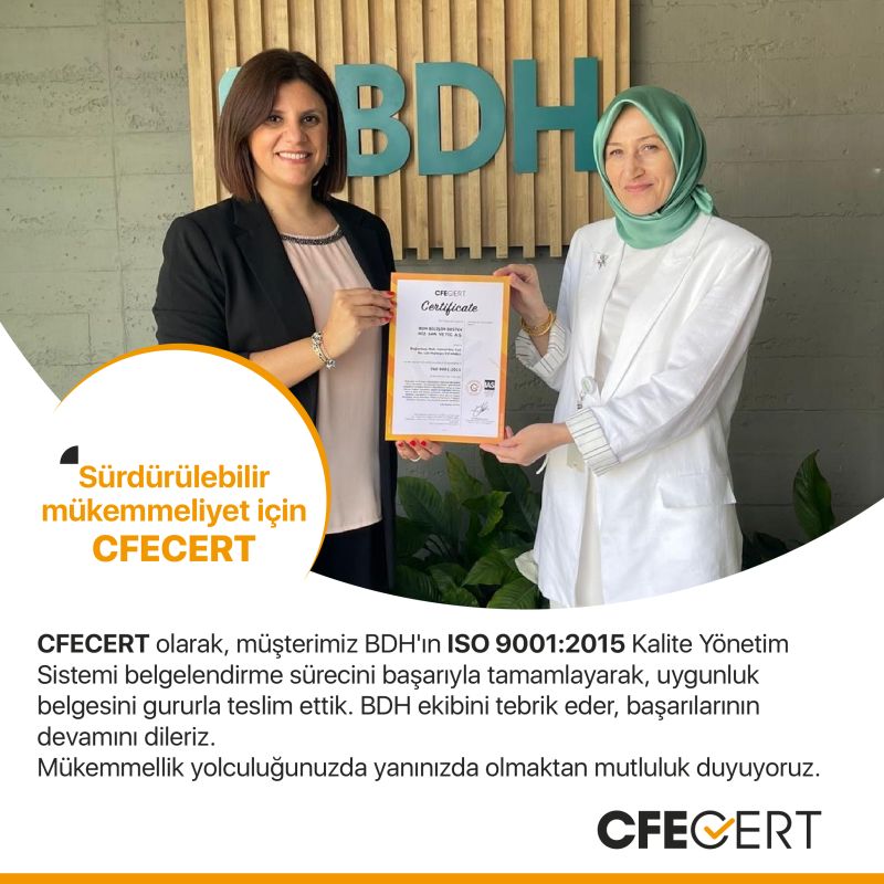 CFE Certification TR LinkedIn de: #iso9001 #belgelendirme #kalite CFE Certification TR LinkedIn de: #iso9001 #belgelendirme #kalite