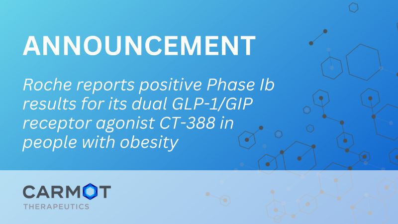 carmot glp-1 gets $150 million to finance its obesity pipeline Carmot Therapeutics - Axial