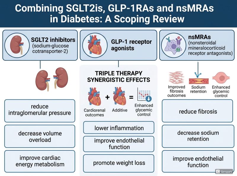 can glp 1 and sglt2 be used together MCT2D Cardiorenal Protection: Potential of SGLT2