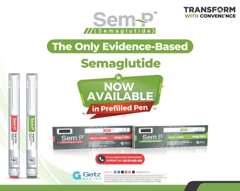 semaglutide pakistan price Sem-P (Semaglutide) 2mg/1.5ml by Getz Pharma for Type 2 Diabetes Online in getzpharma #semaglutide #healthcare #pharma #pakistan