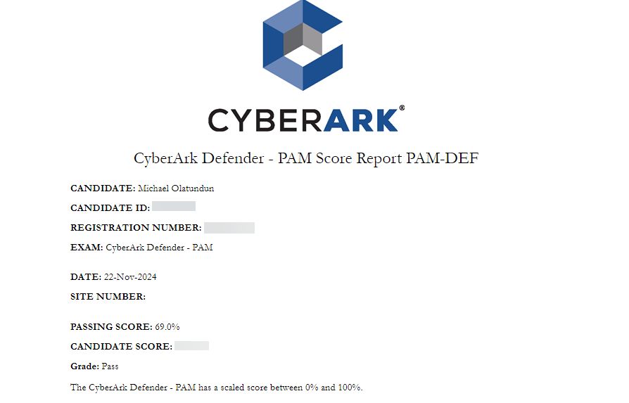 Michael Olatundun on LinkedIn: #cyberark #pam #cybersecurity # Michael Olatundun on LinkedIn: #cyberark #pam #cybersecurity #