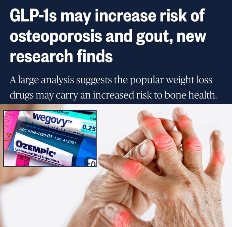 glp 1 gout GLP-1 weight loss drugs could increase risk of osteoporosis and gout, new research finds GLP-1 Agonists in Cardiovascular Diseases: