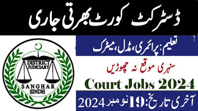 Govt Jobs Alerts on LinkedIn: District Court Jobs Vacancies 2024 https Govt Jobs Alerts on LinkedIn: District Court Jobs Vacancies 2024 https