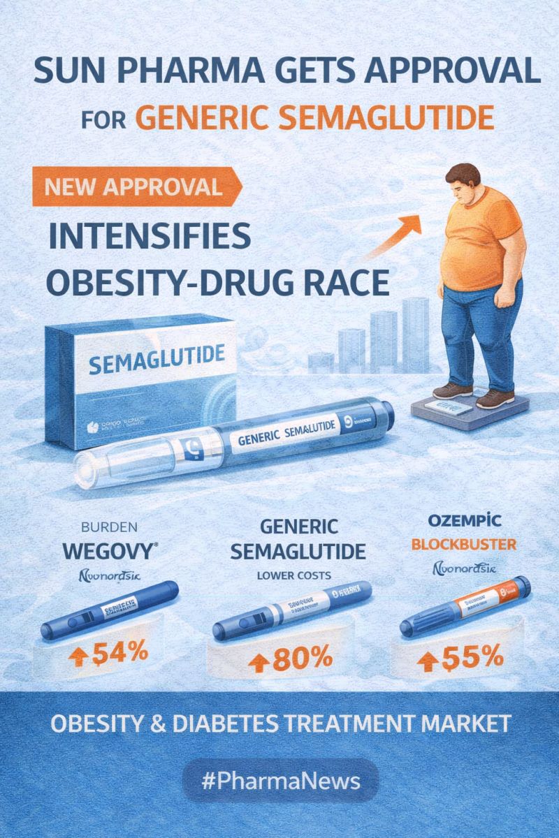 sun pharma semaglutide Why Pharma's approval matters in India's weight loss drug market Sun Pharma Gets Approval for