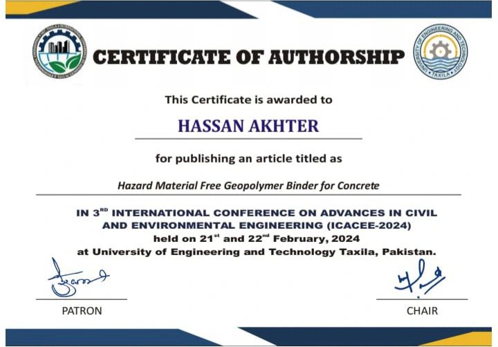 Hassan Awan on LinkedIn: ALHAMDULLIAH Received certification of first Hassan Awan on LinkedIn: ALHAMDULLIAH Received certification of first