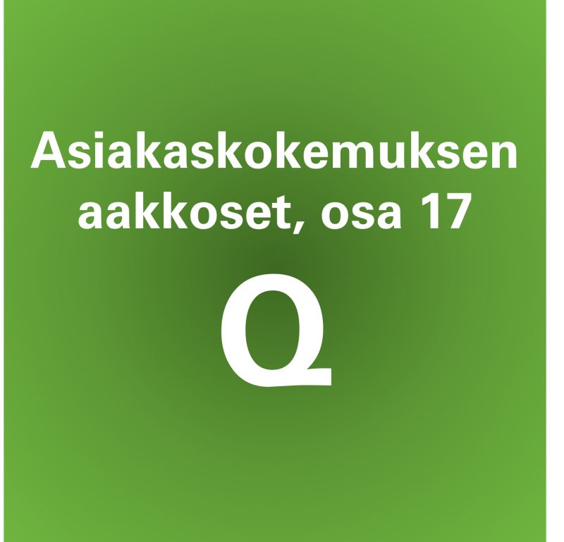 Janne Salo on LinkedIn: #asiakaskokemuksenaakkoset #asiakaskokemus # Janne Salo on LinkedIn: #asiakaskokemuksenaakkoset #asiakaskokemus #