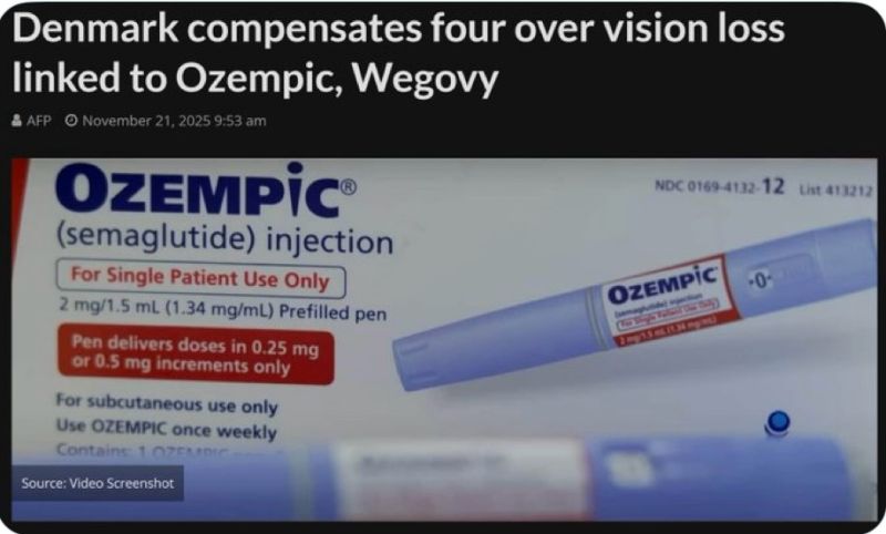 ema glp-1 vision loss recommendation ophthalmology november 2025 Exploring the Side Effects of Receptor Agonist: To Ensure Its Optimal Positioning Novo's Ozempic linked to rare