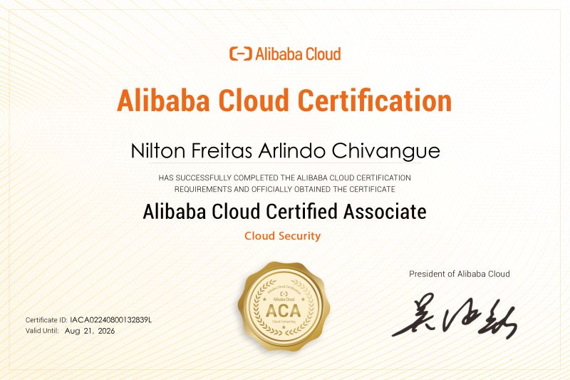 Nilton Freitas A Chivangue BSc on LinkedIn: #aca cloud security Nilton Freitas A Chivangue BSc on LinkedIn: #aca cloud security