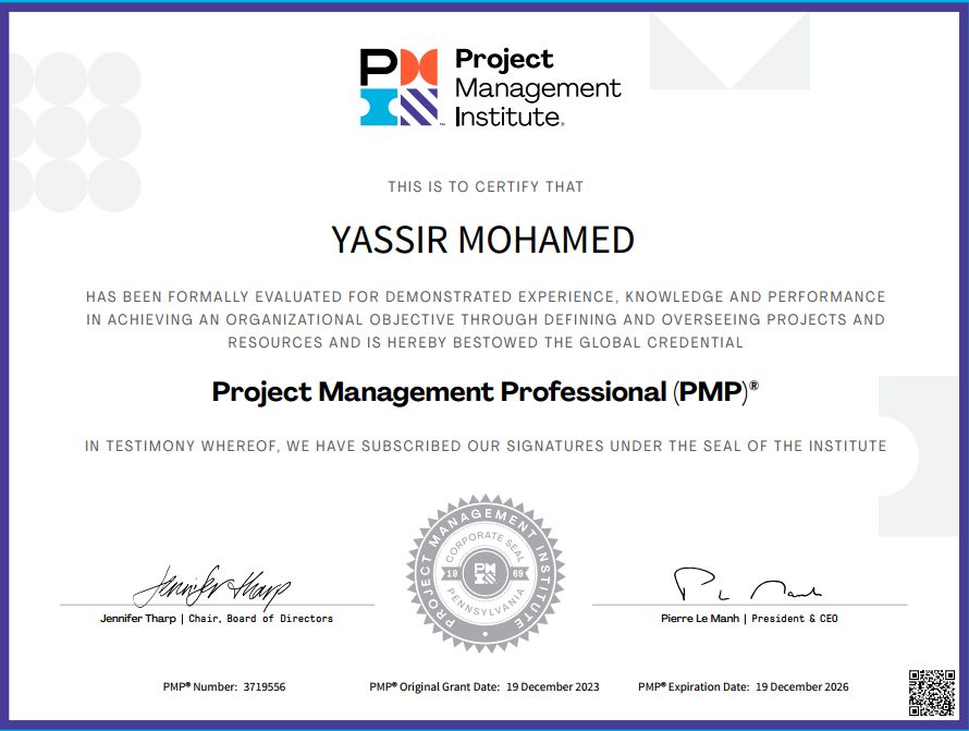 I m happy to share that I ve obtained a new certification: Project I m happy to share that I ve obtained a new certification: Project