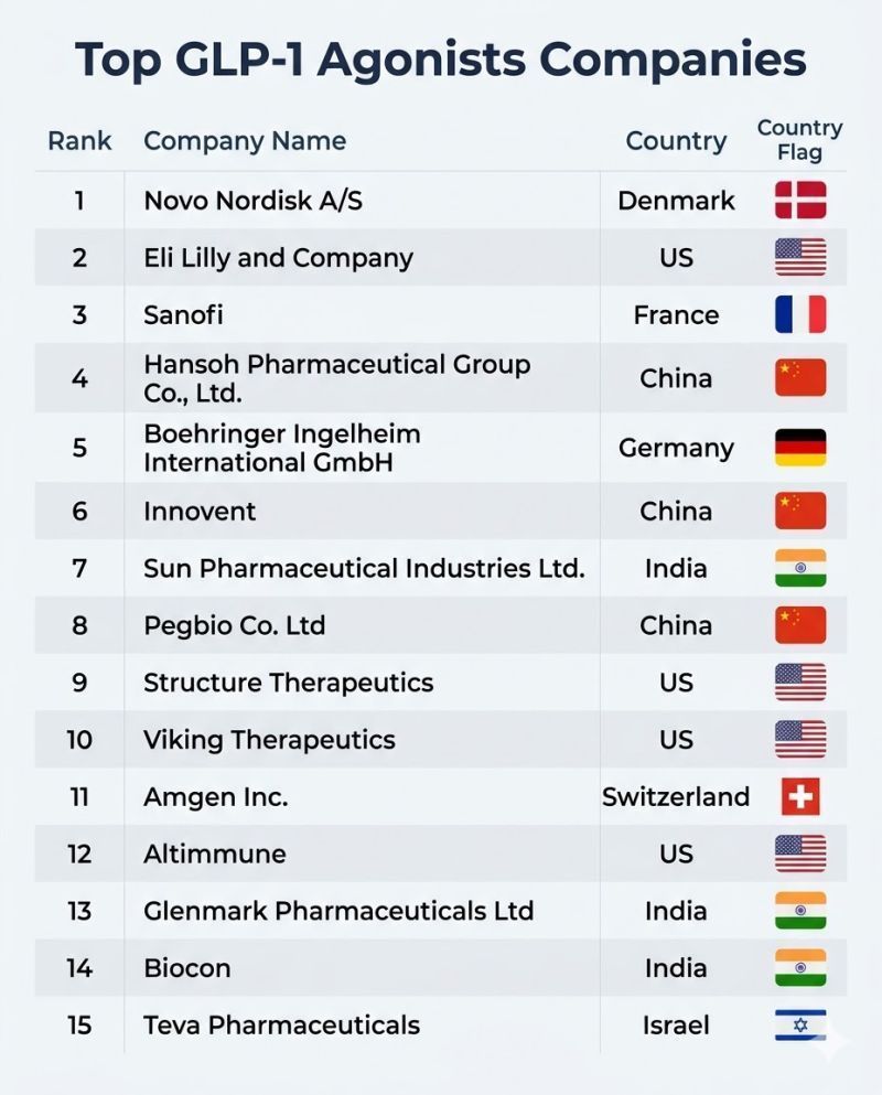 glp 1 agonist companies GLP-1 Agonists Market Report 2025-2033, By Product, Molecule, and Geo 2 Companies Poised to Capitalize