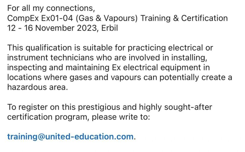 Dear my connections this training and certification course is designed Dear my connections this training and certification course is designed