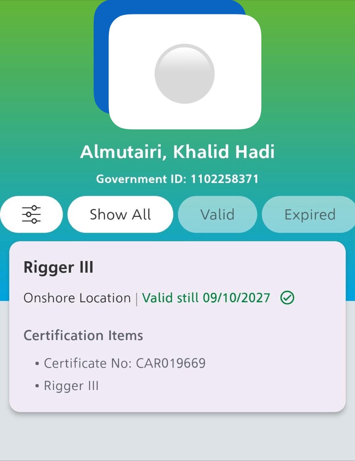 Khaild H Almutairi on LinkedIn: I am proud to have achieved Rigger Khaild H Almutairi on LinkedIn: I am proud to have achieved Rigger