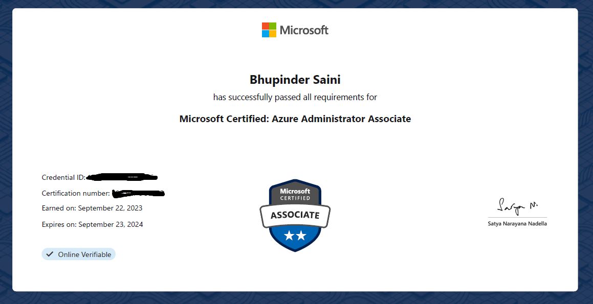 Bhupinder Saini(IT Manager Service Delivery) on LinkedIn: Glad to Bhupinder Saini(IT Manager Service Delivery) on LinkedIn: Glad to