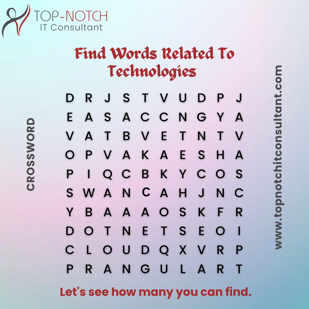 TopNotch IT Consultant on LinkedIn: #crossword #crossword #puzzle # TopNotch IT Consultant on LinkedIn: #crossword #crossword #puzzle #