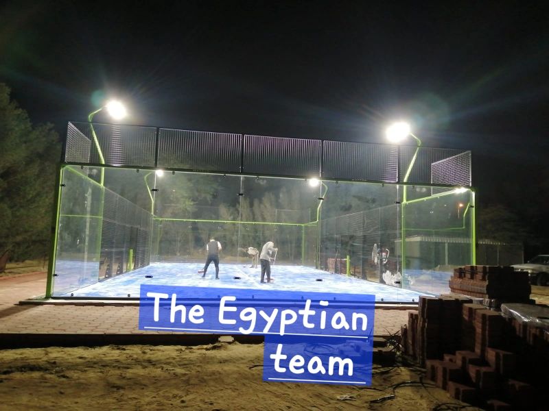 Egyptian first team for installation and maintenance padel courts Egyptian first team for installation and maintenance padel courts