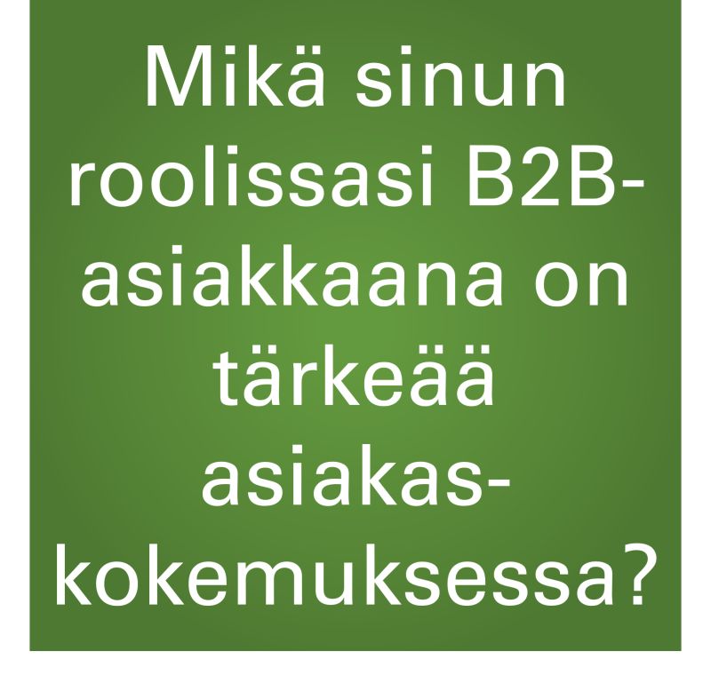 Janne Salo on LinkedIn: #asiakaskokemus #cx #b2b Janne Salo on LinkedIn: #asiakaskokemus #cx #b2b