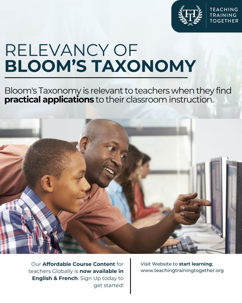 Teaching Training Together on LinkedIn: Bloom s Taxonomy is a Teaching Training Together on LinkedIn: Bloom s Taxonomy is a