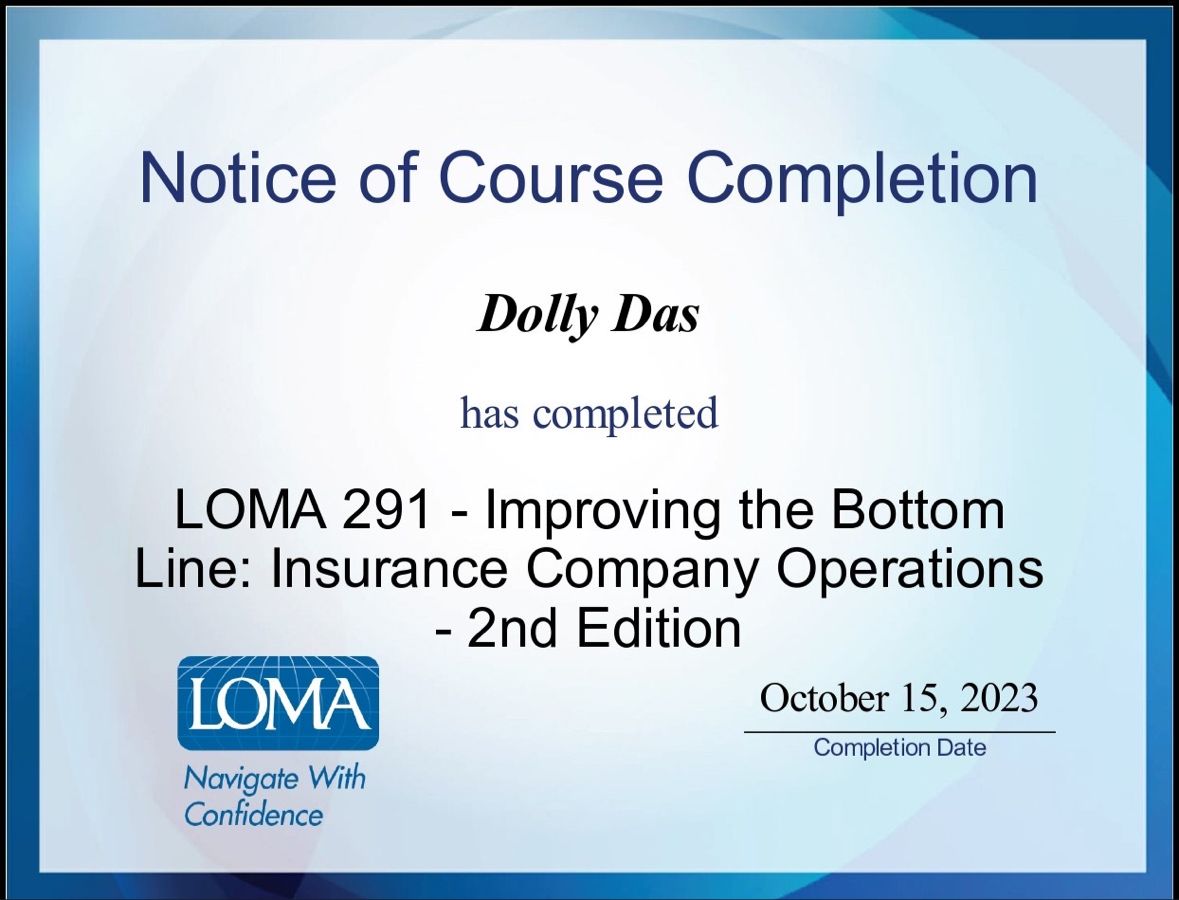 Dolly Das on LinkedIn: #dxctechnology #dxc #loma #insurance Dolly Das on LinkedIn: #dxctechnology #dxc #loma #insurance