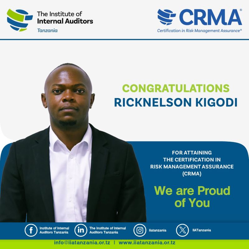 The Institute of Internal Auditors Tanzania IIA Tanzania on LinkedIn The Institute of Internal Auditors Tanzania IIA Tanzania on LinkedIn