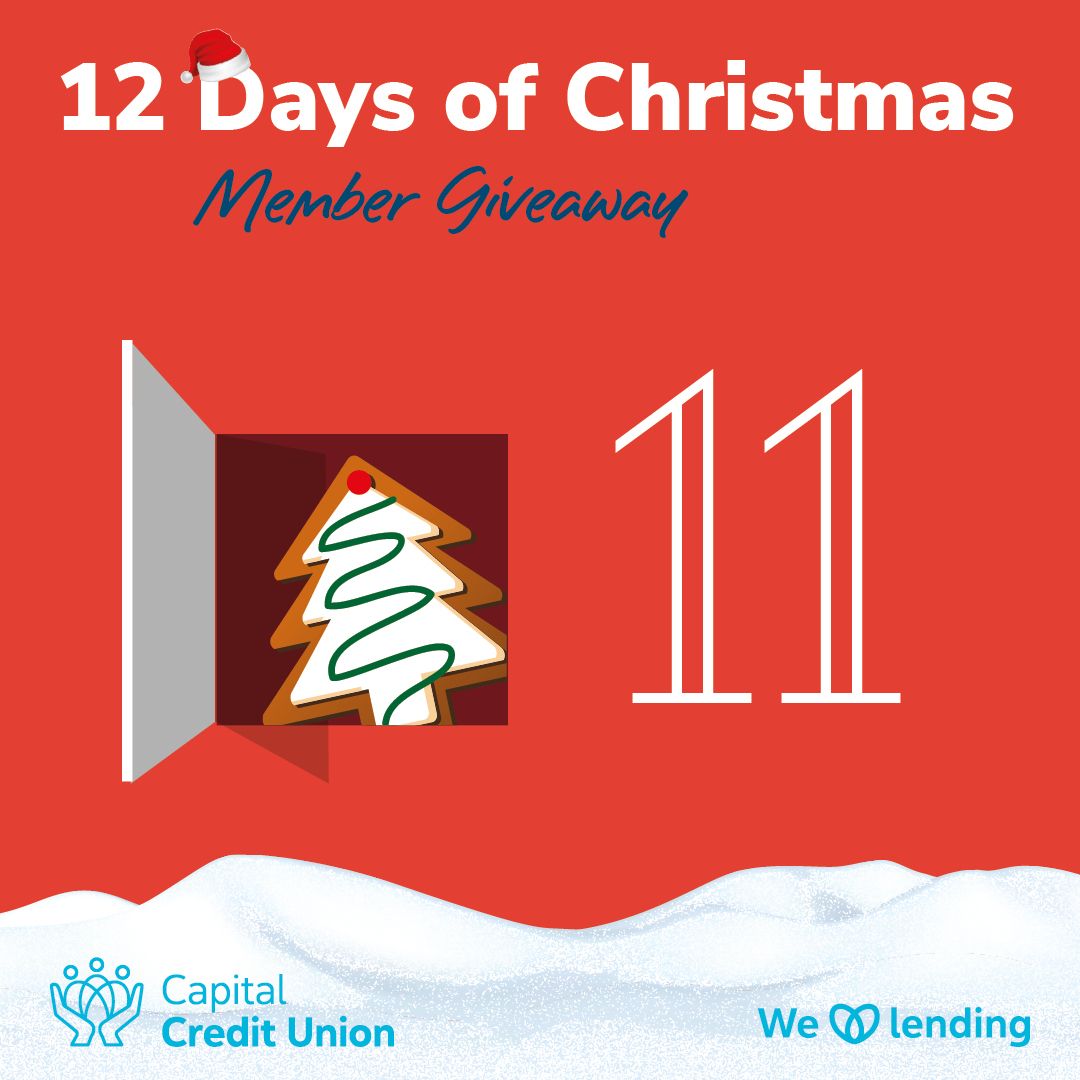 Capital Credit Union on LinkedIn: Day 11 🎅 Our Day 11 winner is B Capital Credit Union on LinkedIn: Day 11 🎅 Our Day 11 winner is B