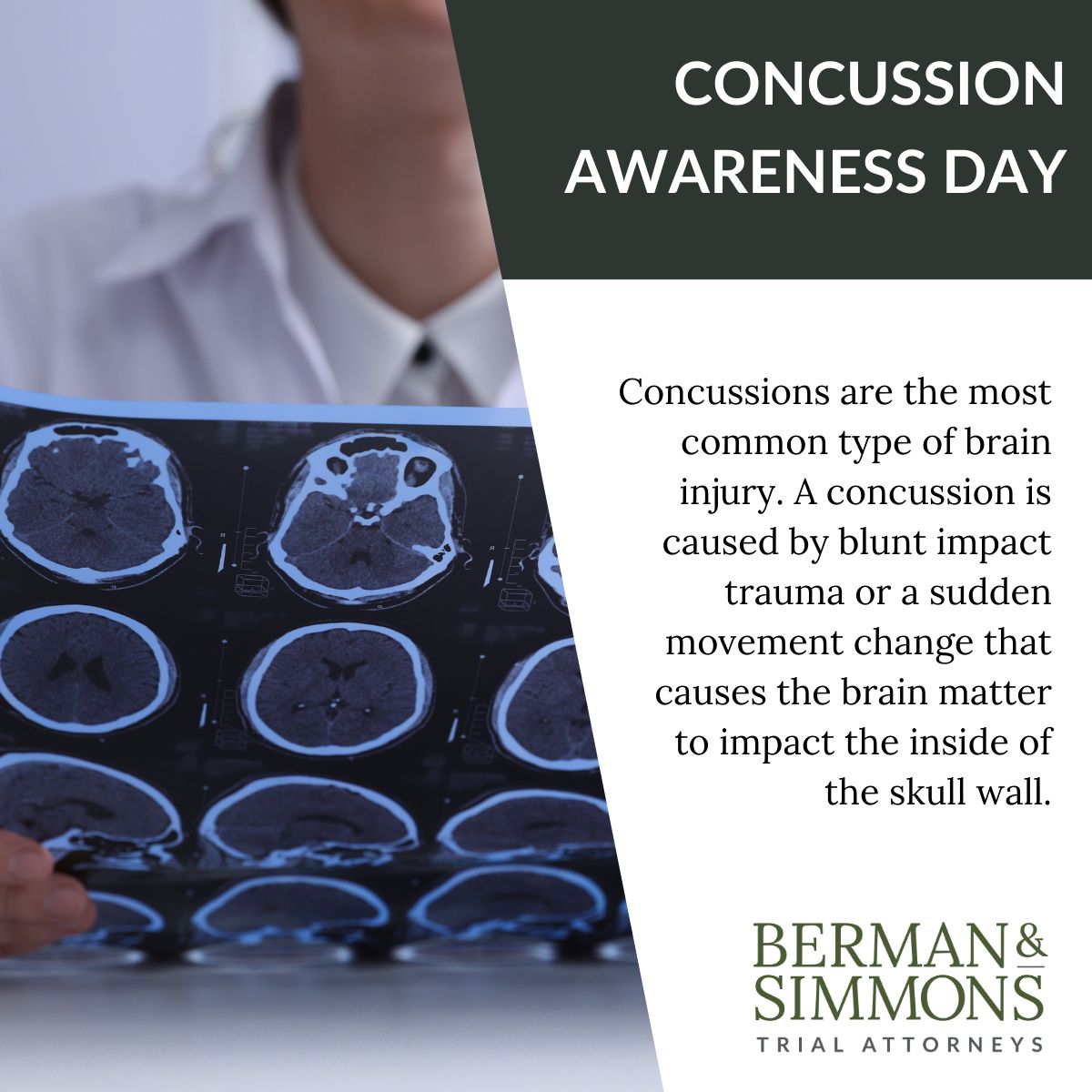 Berman Simmons on LinkedIn: #concussionawareness #braininjuryawareness Berman Simmons on LinkedIn: #concussionawareness #braininjuryawareness