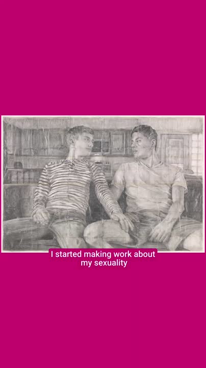 In the UK, the word 'fag' is a colloquial term for a cigarette, but it is also a homophobic slur. This play on words inspired British artist James Robert Morrison to create drawings of male couples…