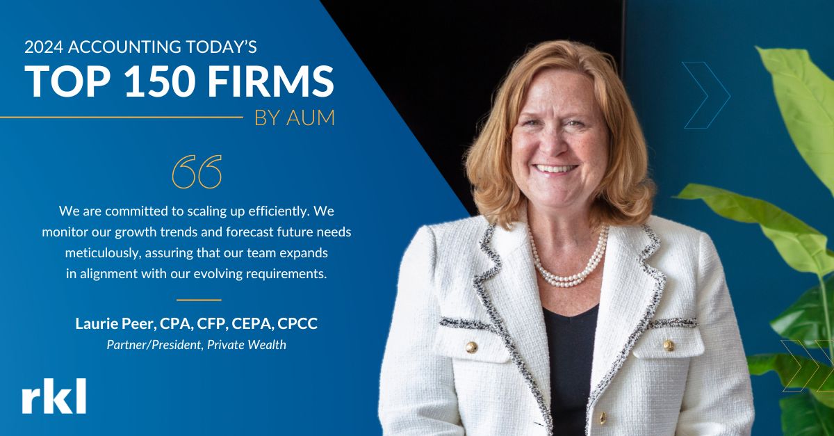 Excited to see RKL Wealth Management on Accounting Today #39 s Top 150 list Excited to see RKL Wealth Management on Accounting Today #39 s Top 150 list