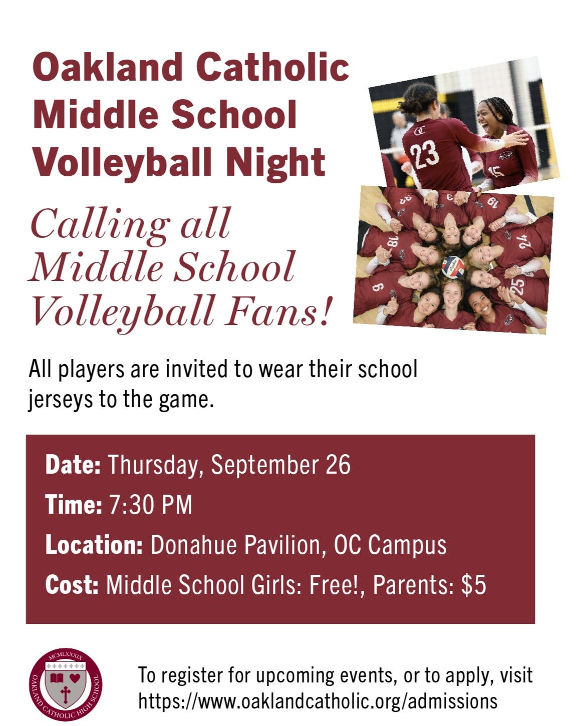 Oakland Catholic High School on LinkedIn: Calling all Middle Schoolers Oakland Catholic High School on LinkedIn: Calling all Middle Schoolers