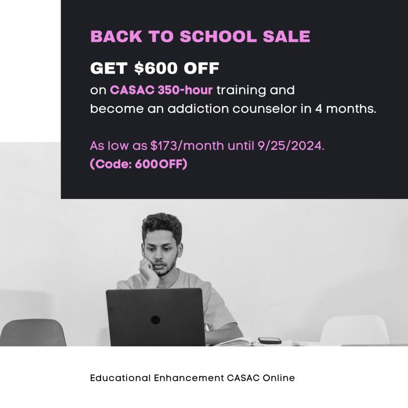 Educational Enhancement CASAC Online on LinkedIn: #addictioncounseling Educational Enhancement CASAC Online on LinkedIn: #addictioncounseling