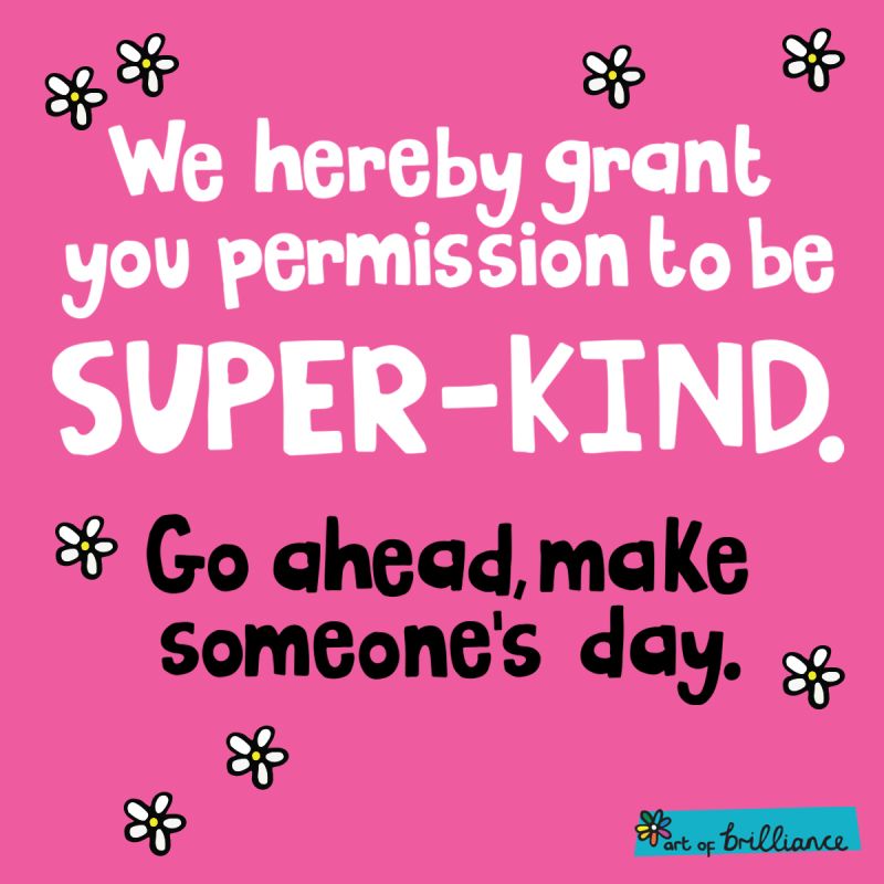 randomactsofkindnessday | Art of Brilliance