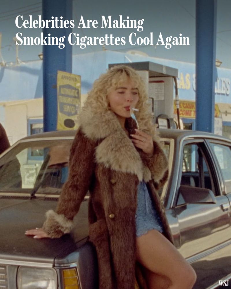 celebrities smoking cigarettes are again: 'Things are grungier, edgier, sleazier' | Smoking The stars are lighting up