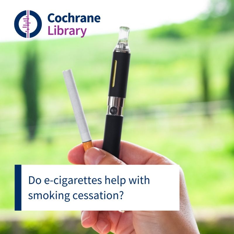 e cigarettes smoking cessation E-cigarettes for cessation: What do we know? E-cigarettes should be offered to