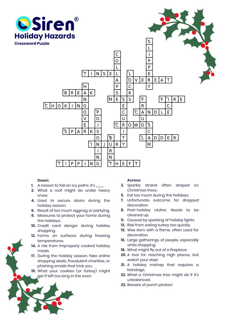 Siren on LinkedIn: #siren #holidays #crossword #winners #christmas2025 Siren on LinkedIn: #siren #holidays #crossword #winners #christmas2025