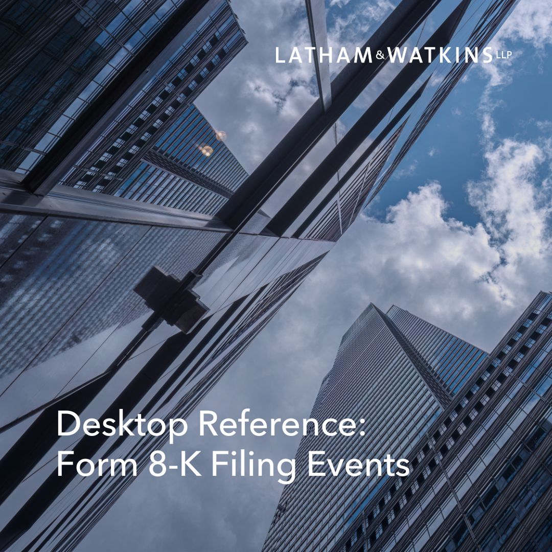 Latham Watkins on LinkedIn: Latham is delighted to launch the Form 8 Latham Watkins on LinkedIn: Latham is delighted to launch the Form 8