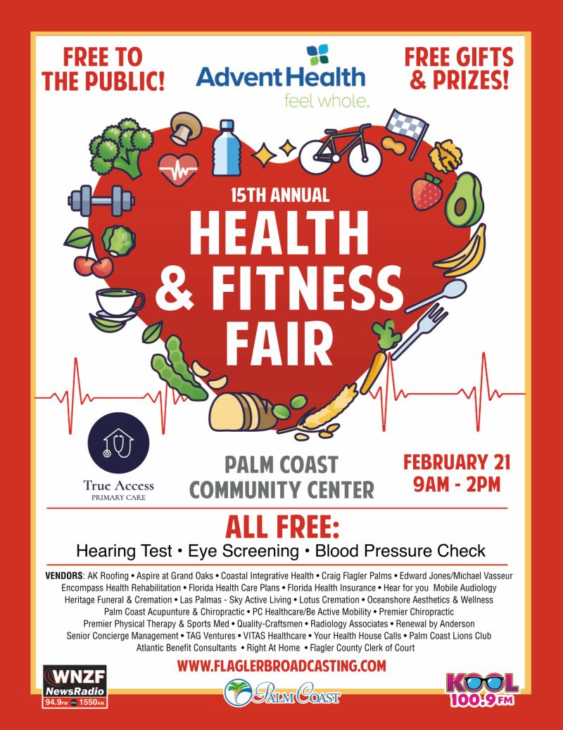 Senior Health Fitness Fair Flagler Radio Tom Bexley Clerk of the Senior Health Fitness Fair Flagler Radio Tom Bexley Clerk of the