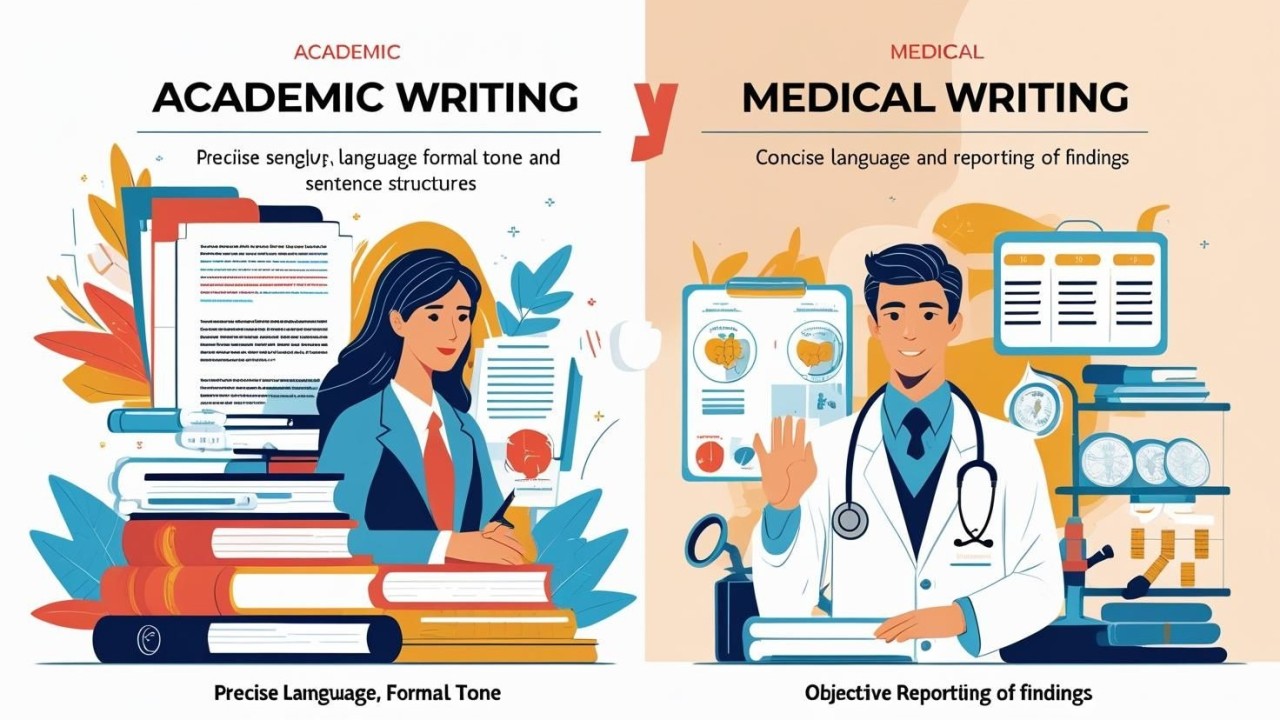 Academic Writing vs Medical Writing: Same Skills Different Languages Academic Writing vs Medical Writing: Same Skills Different Languages