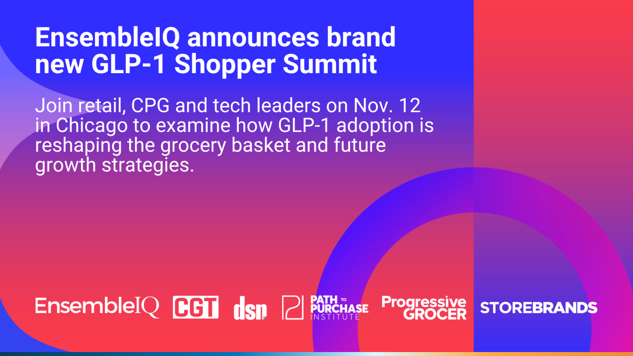 cpg glp-1 news How Side Effects Are Creating a New Category EnsembleIQ launches GLP-1 Shopper Summit