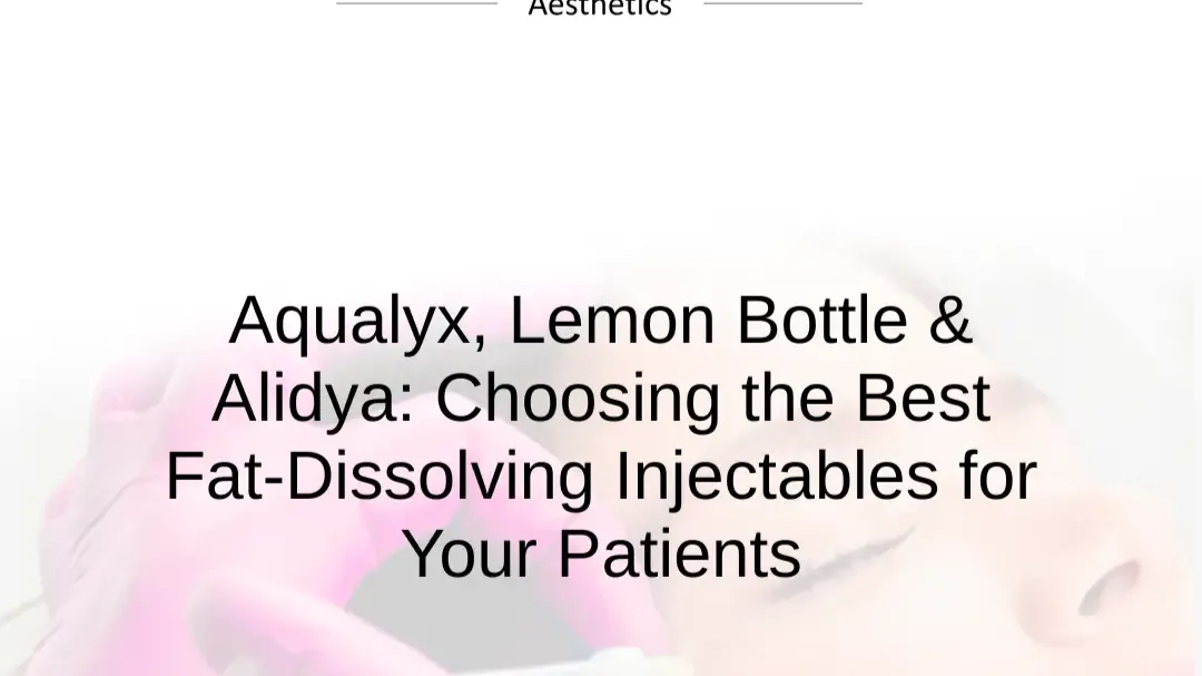 aqualyx fat dissolving vs lemon bottle Aqualyx, Lemon Bottle & Alidya: Choosing the Best Fat-Dissolving Injectables for Your Patients